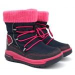 Термоботинки B&G R191-1206N синий-фуксия, сапоги на мембране