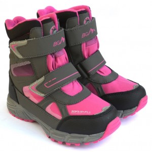 Термоботинки B&G EVS196-111 черный фуксия