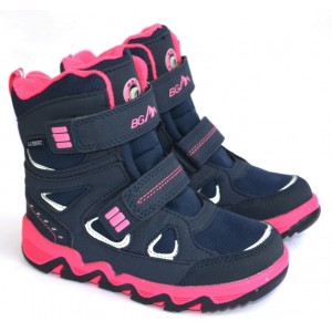 Термоботинки B&G EVS196-113 синий фуксия для девочек