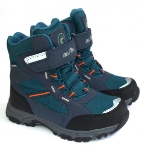 Термоботинки B&G EVS196-115 черно-синий для мальчиков
