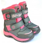 Термоботинки B&G HL209-811 платино-розовый, сапоги на мембране