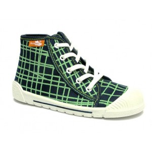 Renbut 33-381 granat-zielona kratka Кеди для хлопчиків