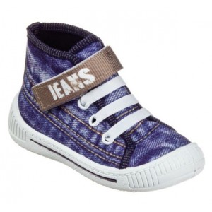 3F капці Tytan 3SK18-2 Jeans. Кеди для хлопчиків та дівчаток