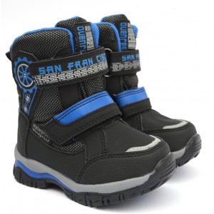 Термочеревики Tom M 3983e Black, зимові дитячі чоботи на хлопчика