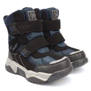 Термоботинки Tom M 7721c Blue, зимние детские сапоги на мальчика