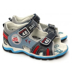 Босоніжки B&amp;G BG180-503 сині