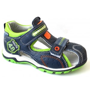 Босоніжки Clibee F-130 blue/apple green