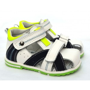 Босоніжки B&amp;G LD180-628 біло-сині