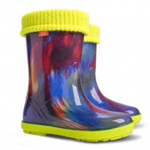 Резиновые сапоги DEMAR HAWAI LUX PRINT 0049AF (Штрихи)