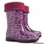Резиновые сапоги DEMAR TWISTER LUX PRINT 0038O (Аметист)