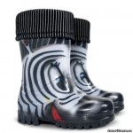 Резиновые сапоги DEMAR TWISTER LUX PRINT 0038S (Зебры)