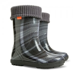 Резиновые сапоги DEMAR HAWAI LUX PRINT 0048AE (Серый плед)