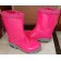 Гумові чоботи Muflon FLUO 33-492 (рожеві) - Уцінка