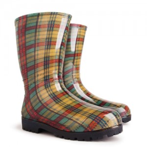 Резиновые сапоги DEMAR RAINNY 0054B (Клетка)