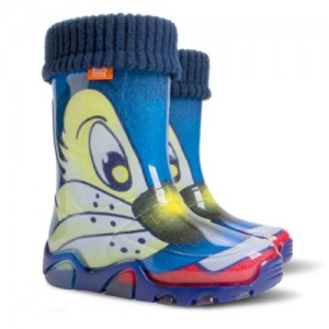 Резиновые сапоги DEMAR STORMER LUX PRINT 0032AB (Котик синий)