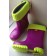 Резиновые сапоги DEMAR TWISTER FLUO 0034B (Лиловые)