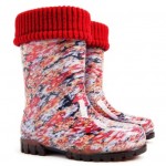 Резиновые сапоги DEMAR TWISTER LUX PRINT 0038P (Цветы)