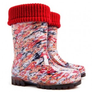 Резиновые сапоги DEMAR TWISTER LUX PRINT 0038P (Цветы)