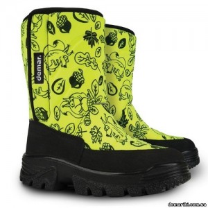 Сапоги Demar HANNU-M 1631E (лимонный принт)