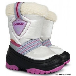 Чоботи Demar TOBY 4031B (біло-рожеві)