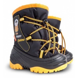 Сапоги Demar Happy Eskimo 4035D (черно-желтые)