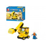 Конструктор Sluban 0176 Екскаватор. 62 деталі