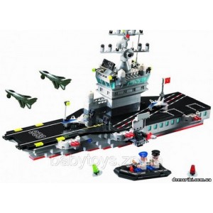 Конструктор Brick 826 Авианосец, 508 деталей