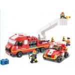 Конструктор SLUBAN 0223 Пожежні рятувальники. 363 деталей