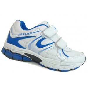 Кроссовки BONA 670Z серо-голубые