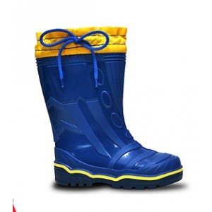 Гумові чоботи LITMA, Веселка. Сині утеплені