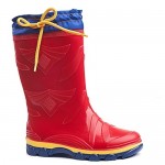Гумові чоботи LITMA, Веселка. Червоні утеплені
