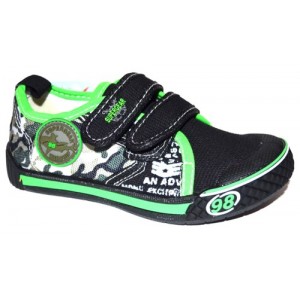 Мокасины SUPER GEAR A9450 black-green