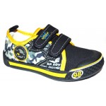 Мокасины SUPER GEAR A9450 black-yellow