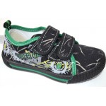 Мокасины SUPER GEAR A9806 black-green