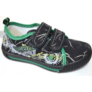 Мокасины SUPER GEAR A9806 black-green