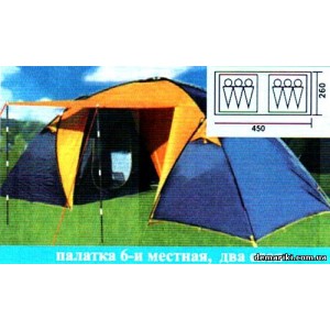 Палатка 6-ти местная Coleman 1002