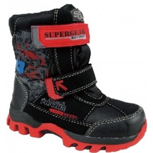 Термоботинки SUPER GEAR B195 black/red