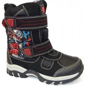 Термоботинки SUPER GEAR B215 black/red