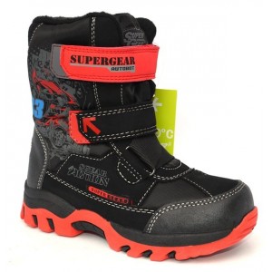 Термоботинки SUPER GEAR B196 black/red