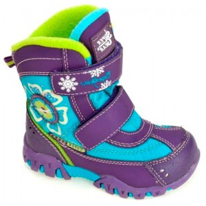 Термоботинки SUPER GEAR B218 lilac/blue