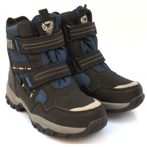 Термоботинки Tom M 3801b Blue, зимние детские сапоги